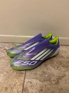 New Adidas F50 Elite Laceless FG Soccer Cleats JH7628 Size Men 12.5